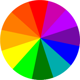 The wheel of twelve colors