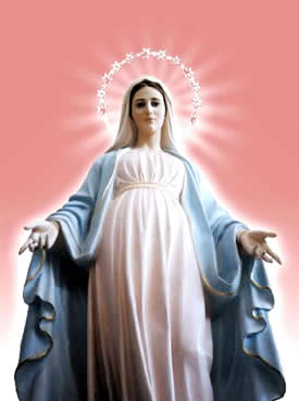 A representation of Goddess Mother Mary