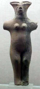 Neolithic Goddess: an Image of Our Mother God from earlier in the Yuga