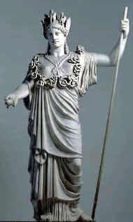 A Pagan Goddess statue