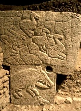 Carvings found at Gobekli Tepe