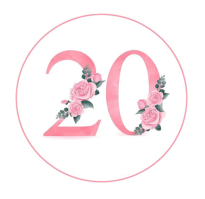 Pink 20 with roses Pink 20 with roses