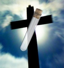 Symbols of Christianity and Science